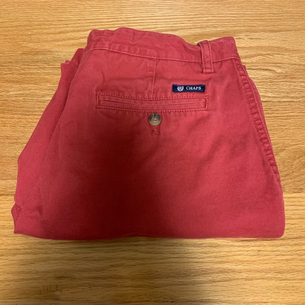 Chaps Flat Front Club Shorts Size 34